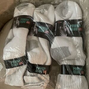 White & Gray Men's Socks